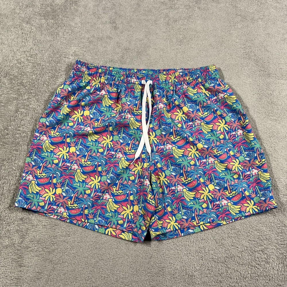 Chubbies Swim Trunks Shorts Mens XL The Tropical Bunches 5.5" Brief Lined Fruits